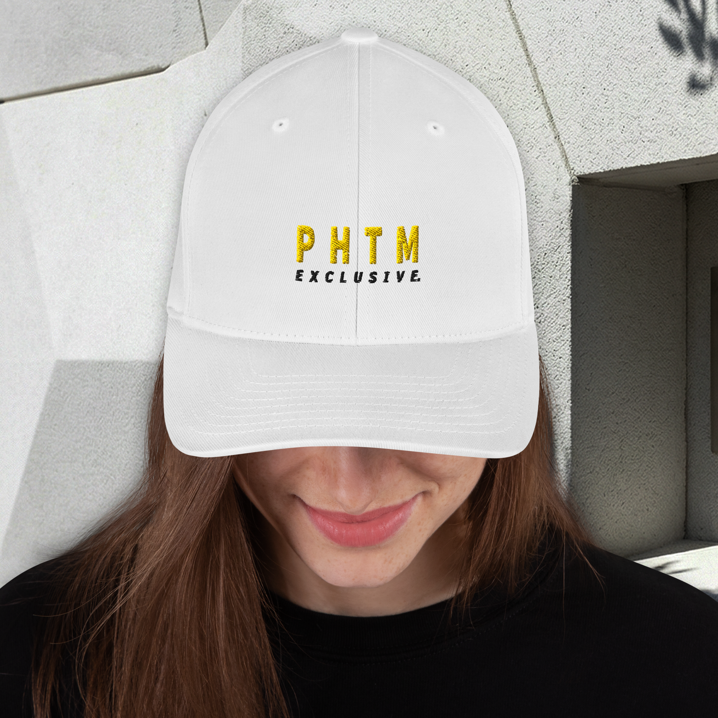 Structured Cap - Acronym Design - White - Gold Text