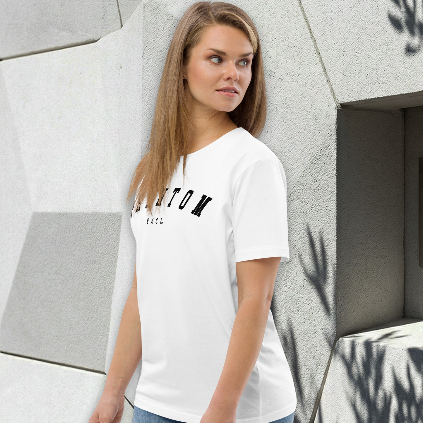 Women's - Varsity Top - White, Black text