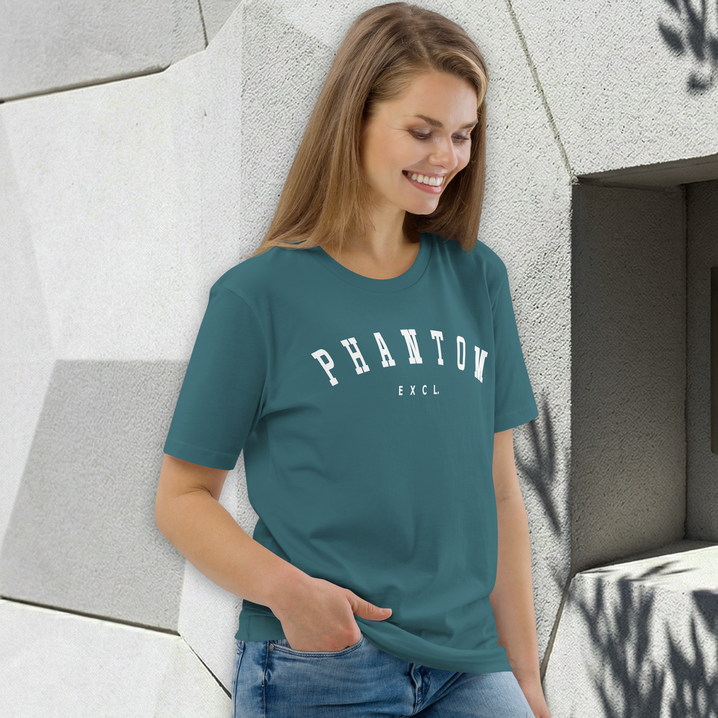 Women's - Varsity Top - Pine Green, White text