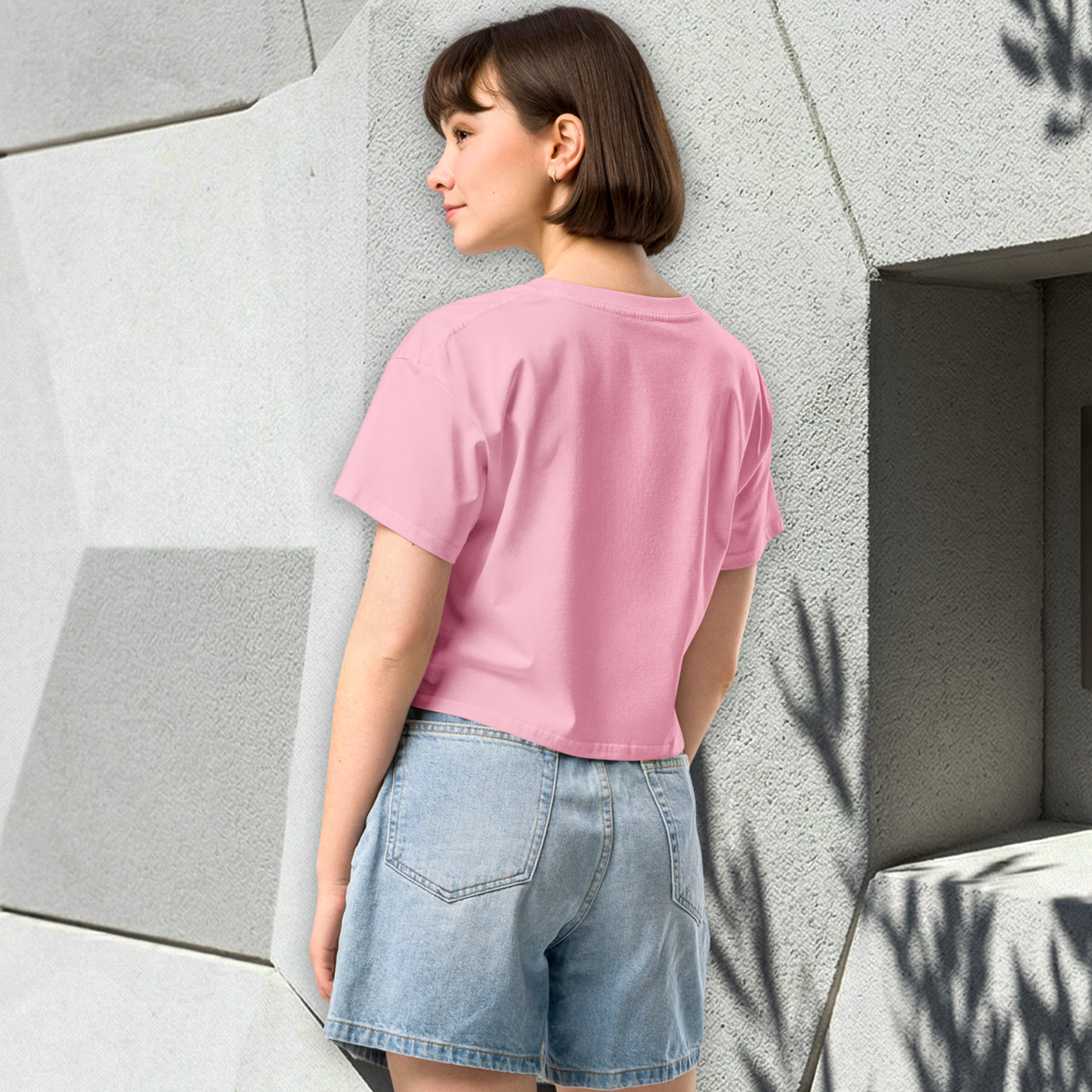 Women’s Summer Cop Top - Pink - White Text