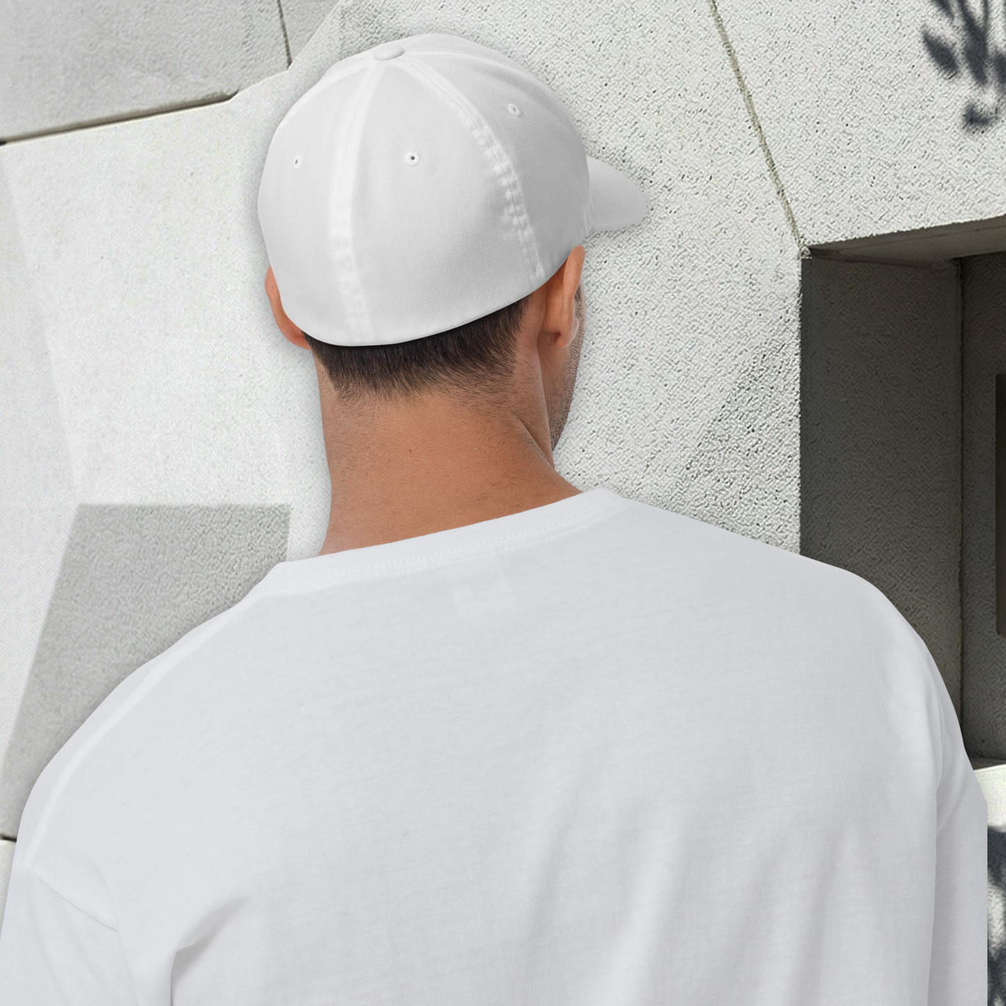 Structured Cap - Acronym Design - White - Black Text