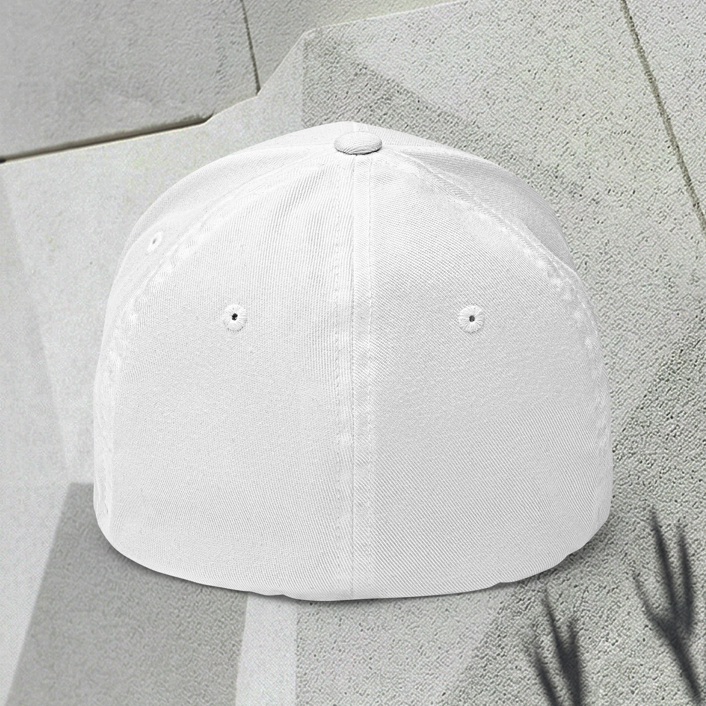 Structured Cap - Acronym Design - White - Light Grey Text