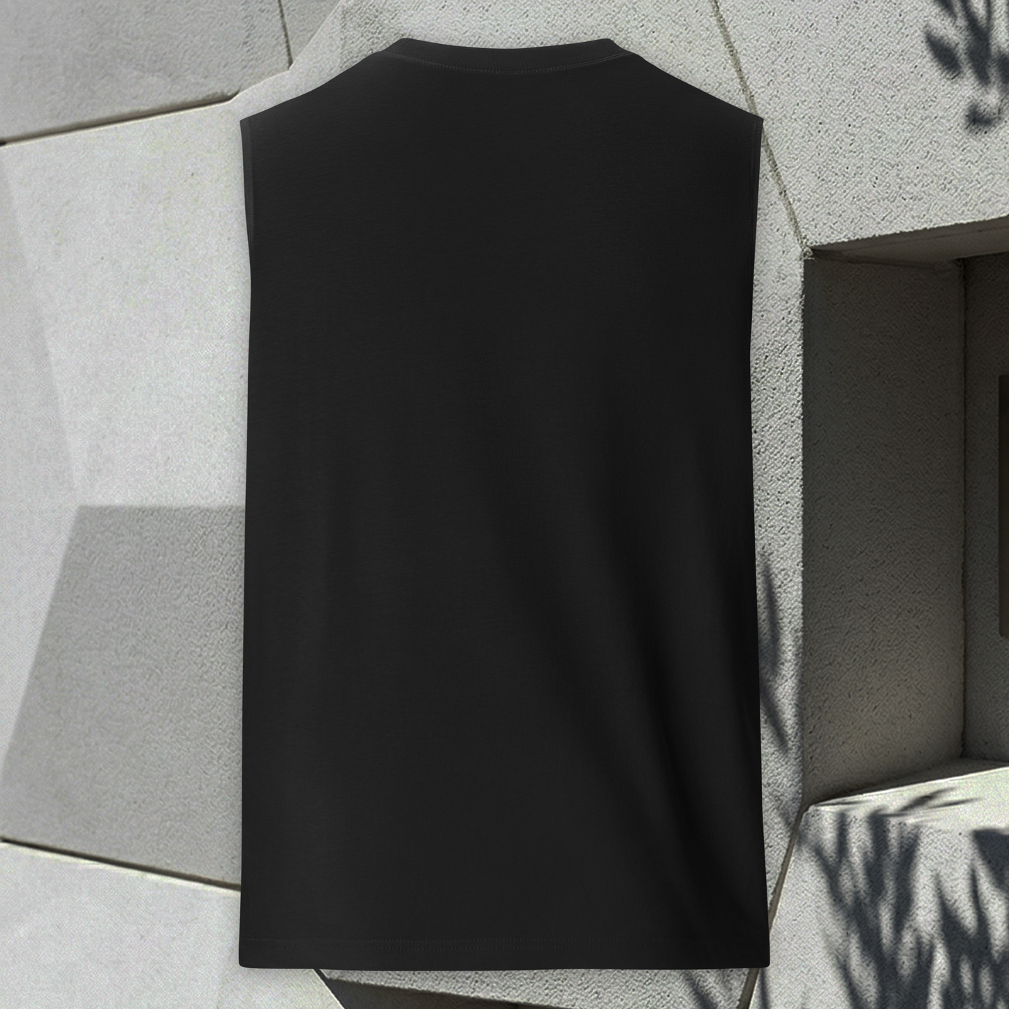 Muscle Fit Tank Top - Embroidery Modern