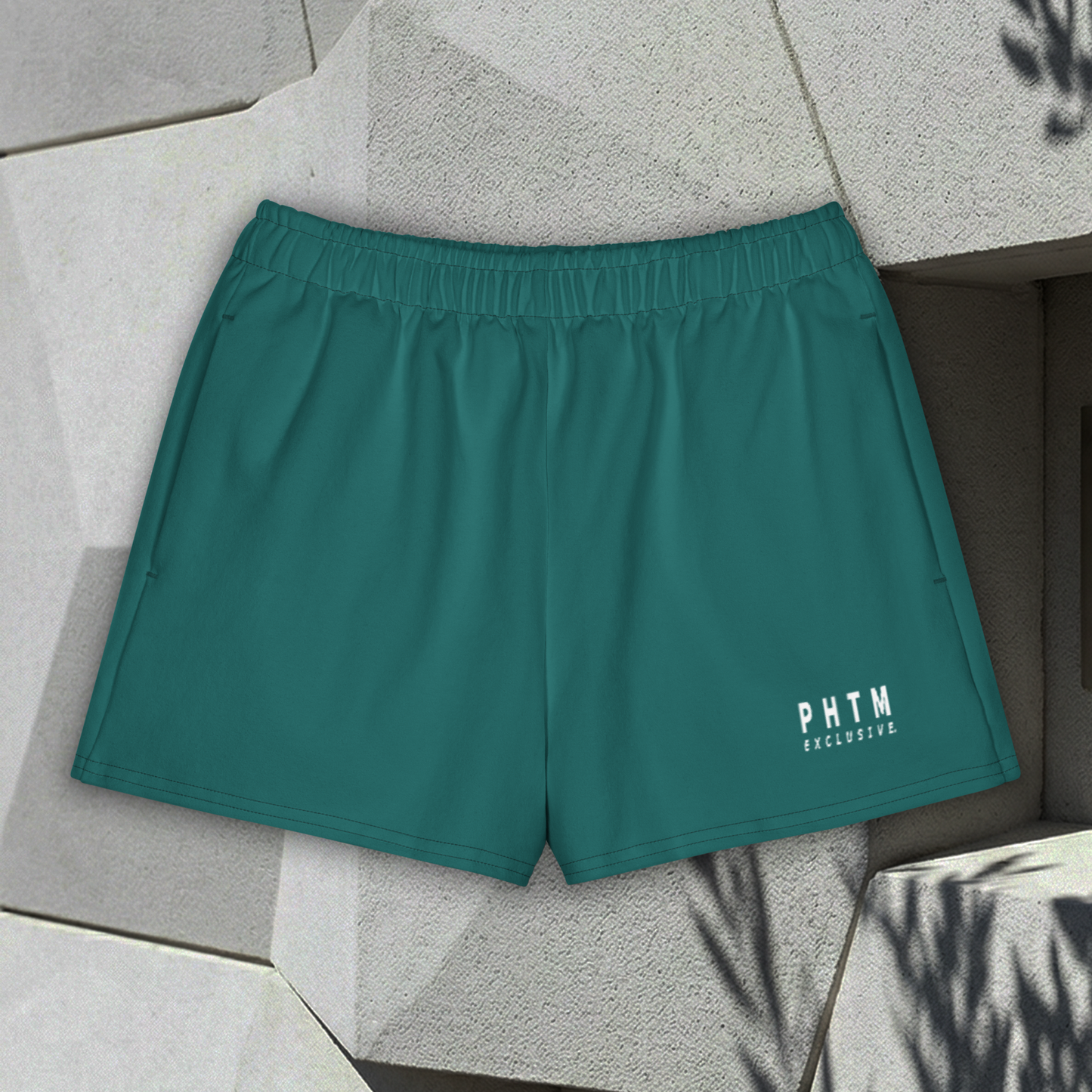 Womens Premium Cotton Shorts - Pine Green