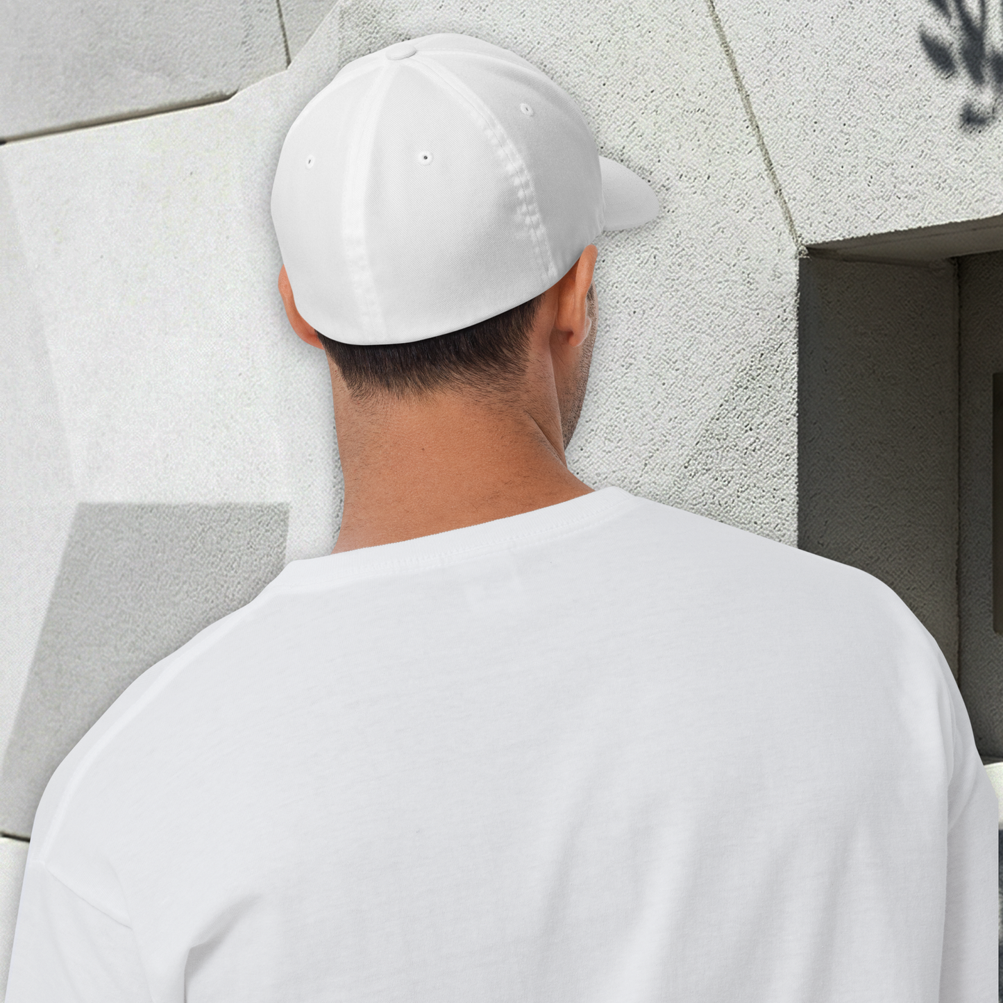 Structured Cap - Acronym Design - White - Pine Green Text