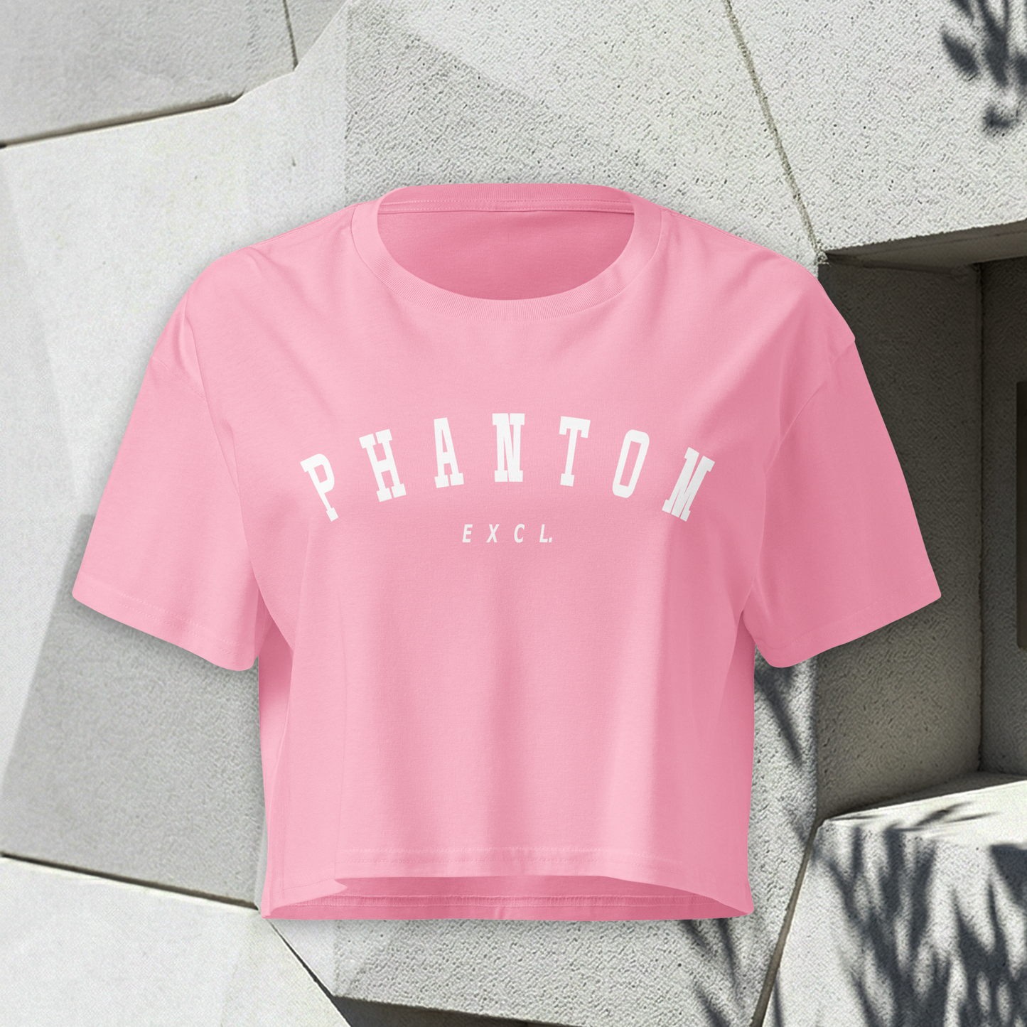 Women’s Summer Cop Top - Pink - White Text
