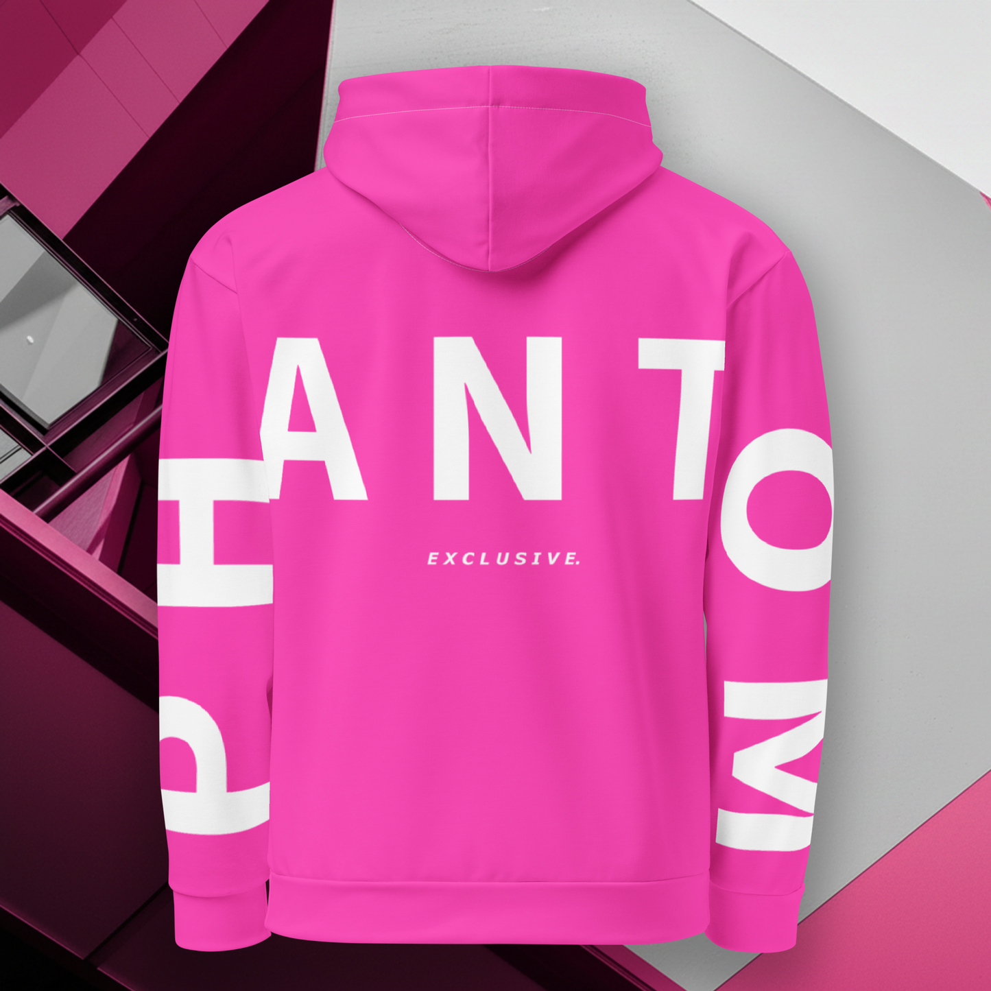 Women's - Premium Cotton Hoodie - Hot Pink