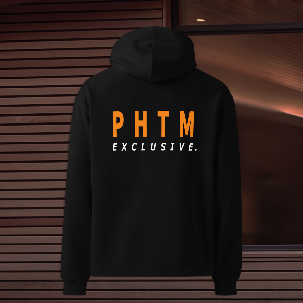 Relaxed Cotton Hoodie - Limited Edition Orange