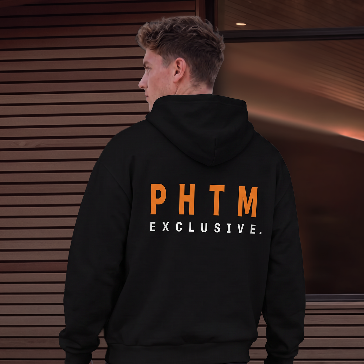 Relaxed Cotton Hoodie - Limited Edition Orange