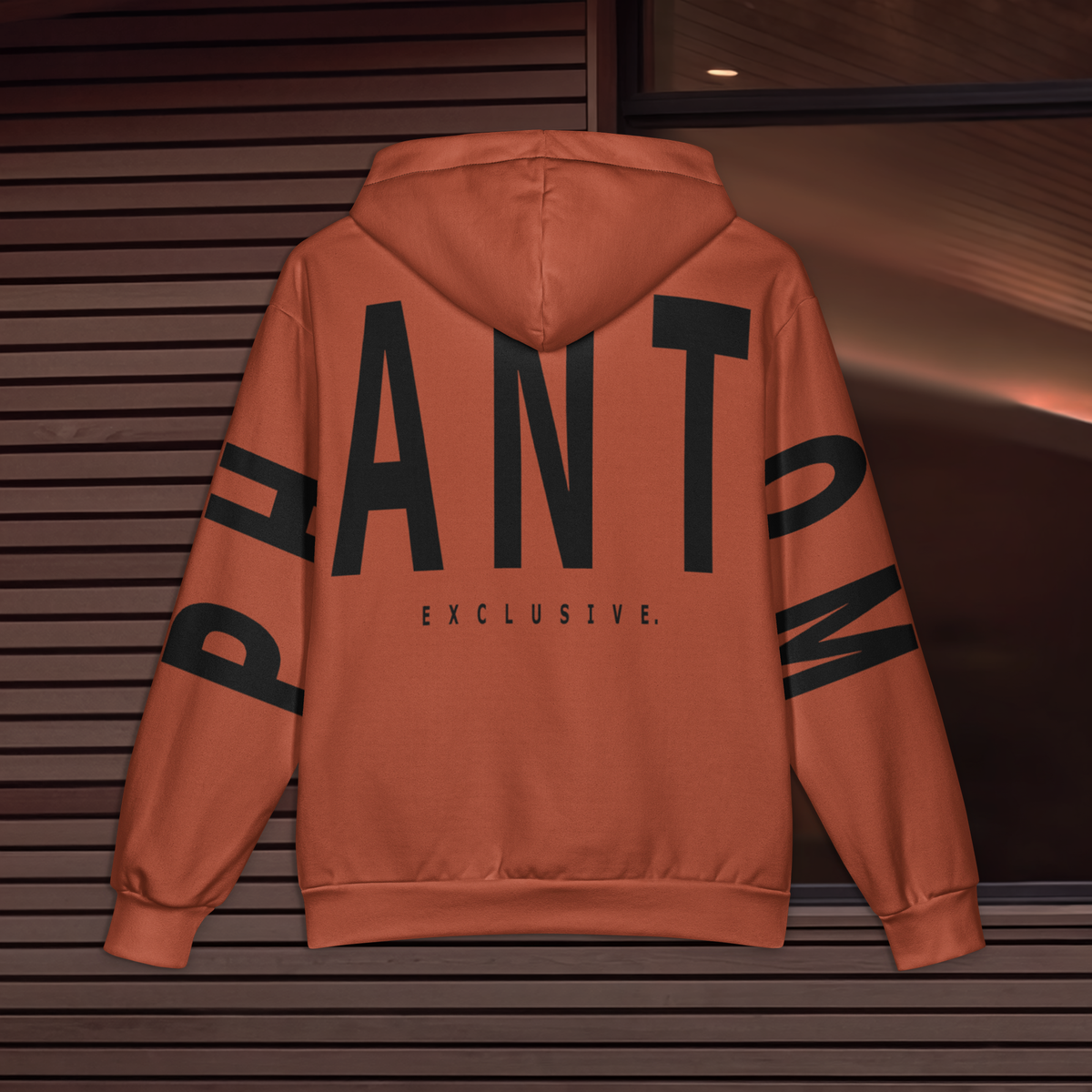 Oversized Cotton Hoodie - Autumn Clay