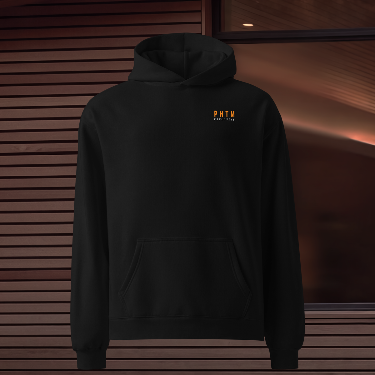 Relaxed Cotton Hoodie - Limited Edition Orange