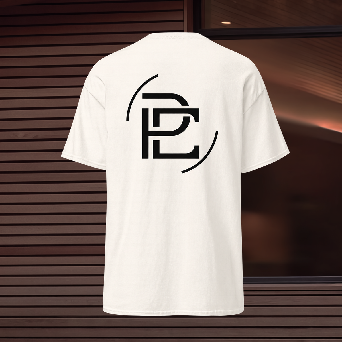 Oversized T Shirt - Merged Logo - Vintage White
