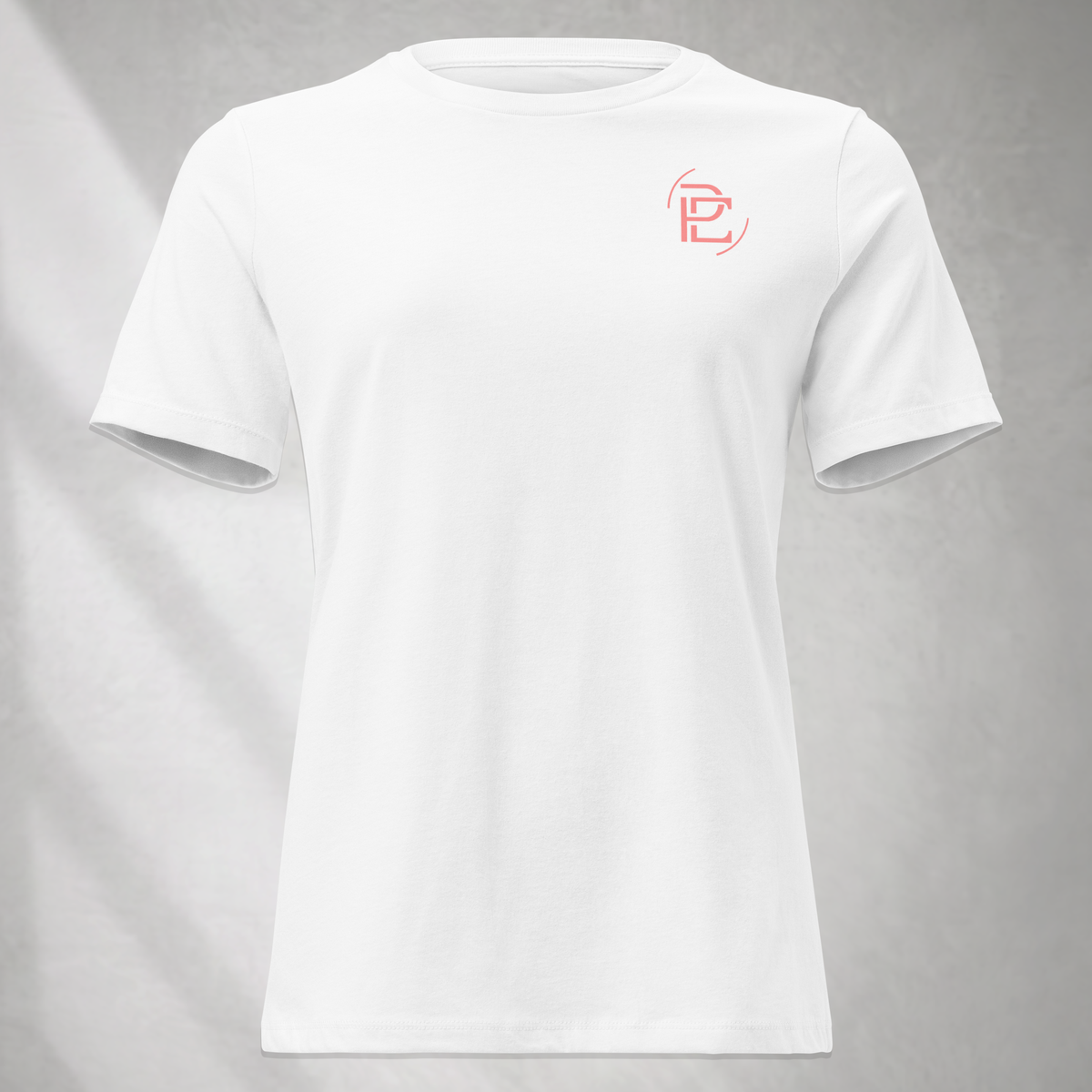 Women's Relaxed T-Shirt - Pink Logo