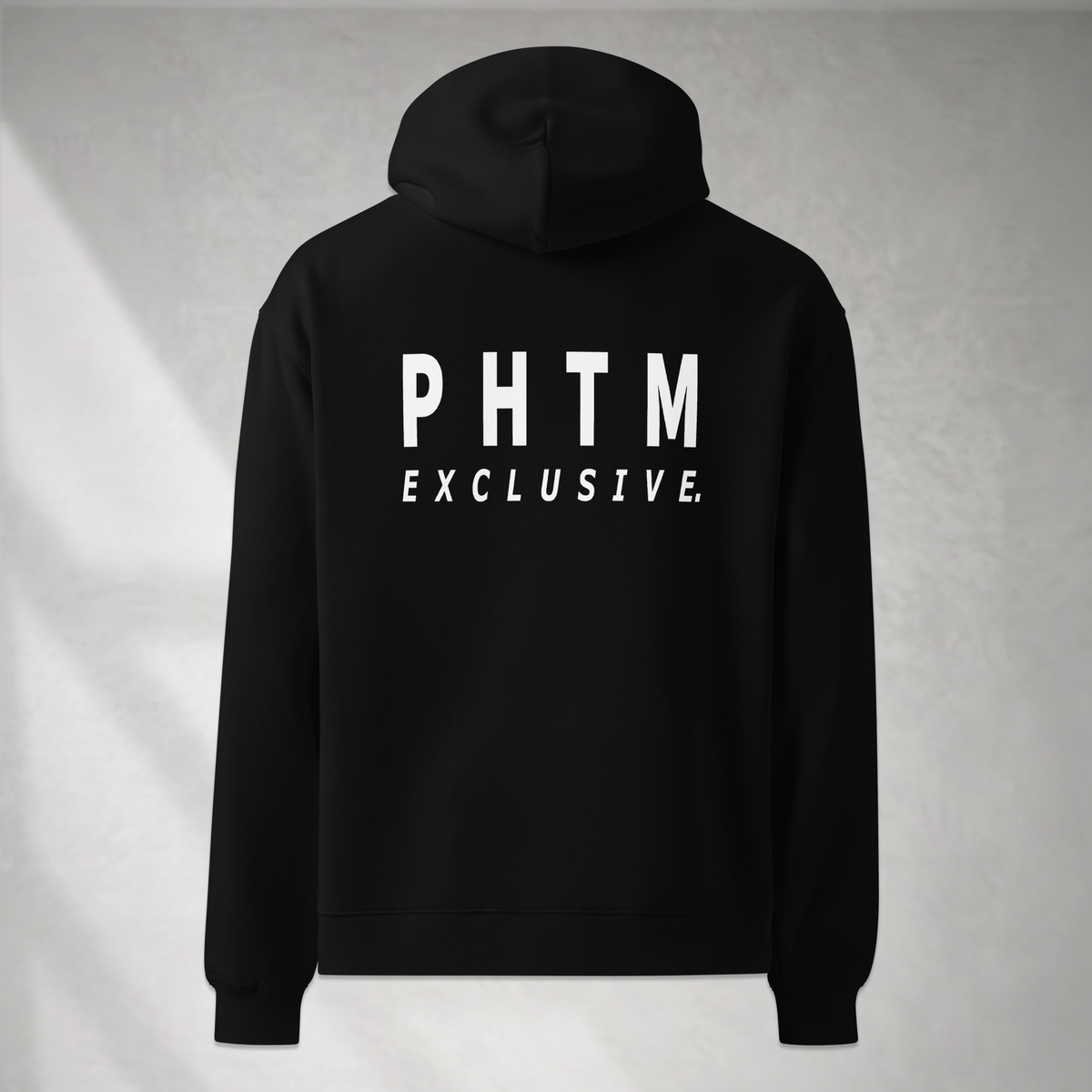 Premium Relaxed Hoodie - Black & White