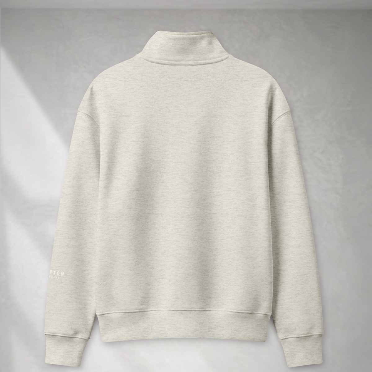 Half Zip Fleeced Jacket - Vintage Grey