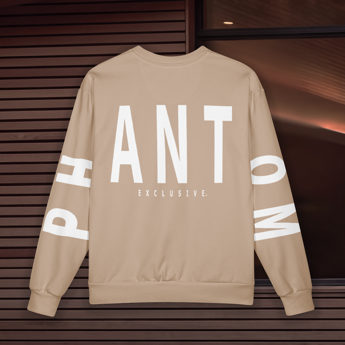 Oversized Cotton Jumper - Dark Beige