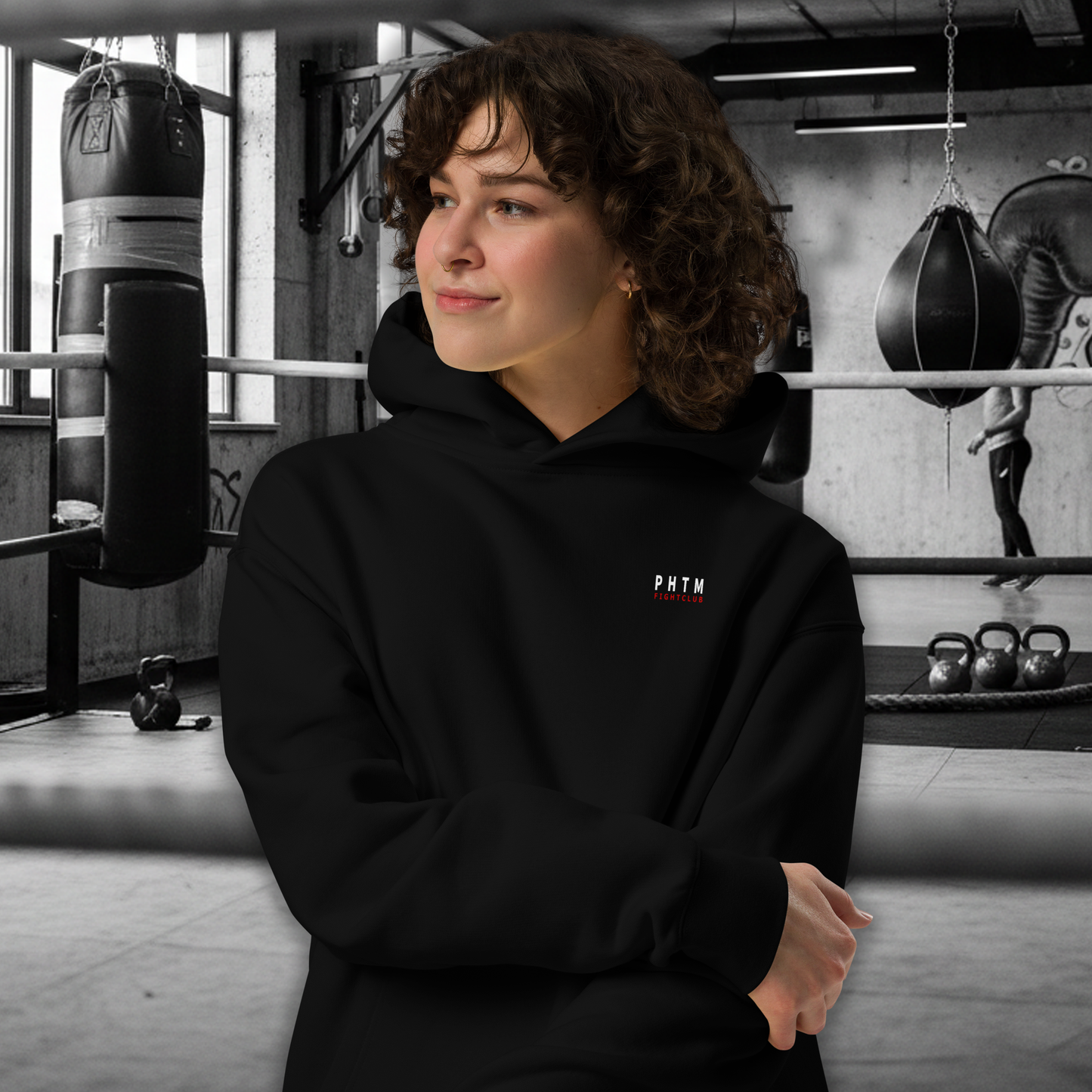 Fight Club - Women's Oversized Cotton Hoodie