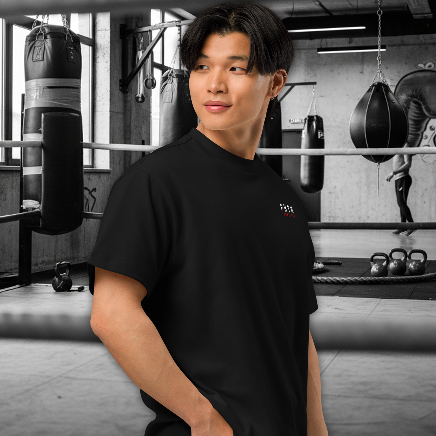 Mens - Oversized Fight Club Mascot T Shirt