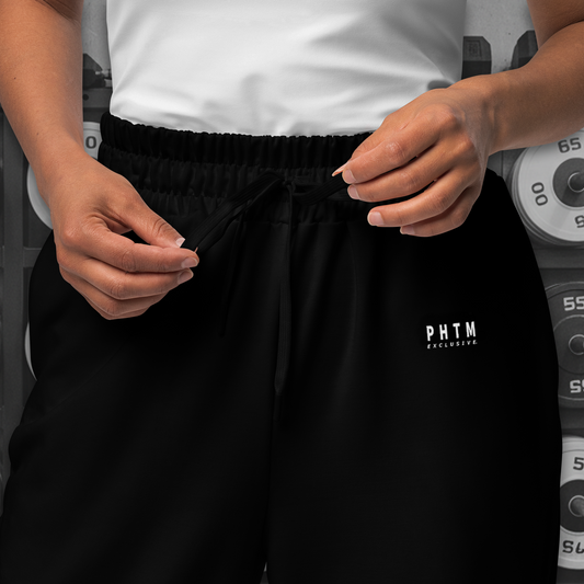 Premium Wide Legged Joggers - Black