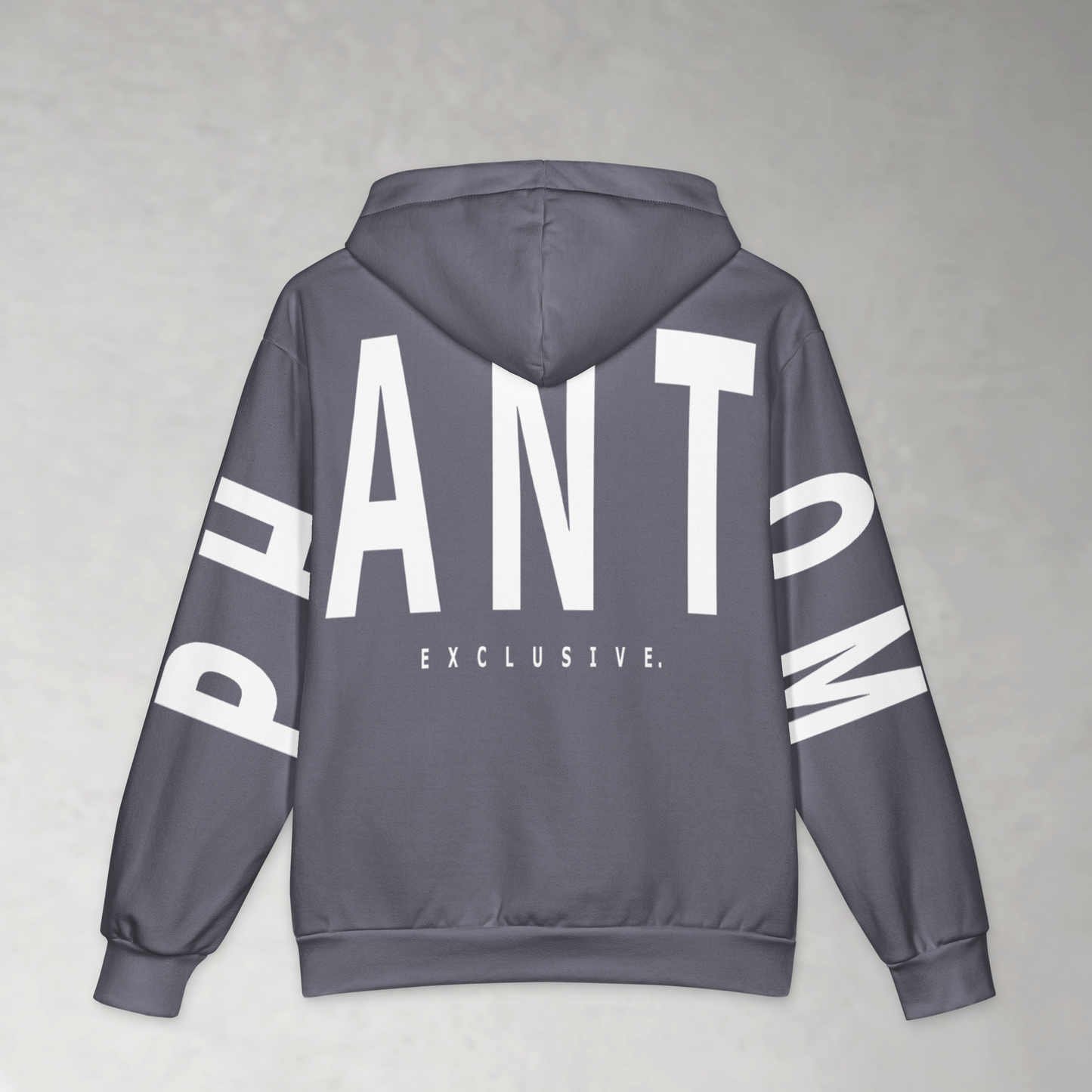 Oversized Cotton Hoodie - Charcoal