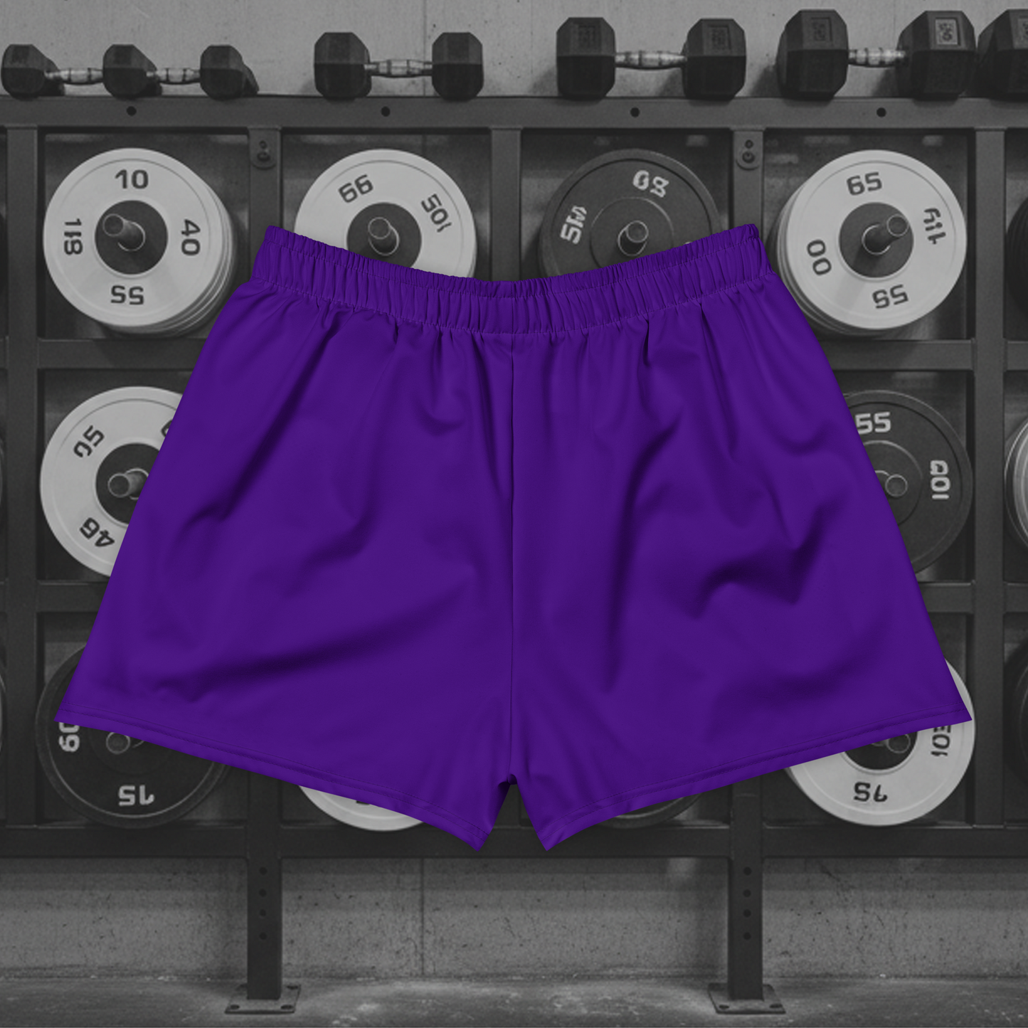 Athletic Short Length Shorts - Purple