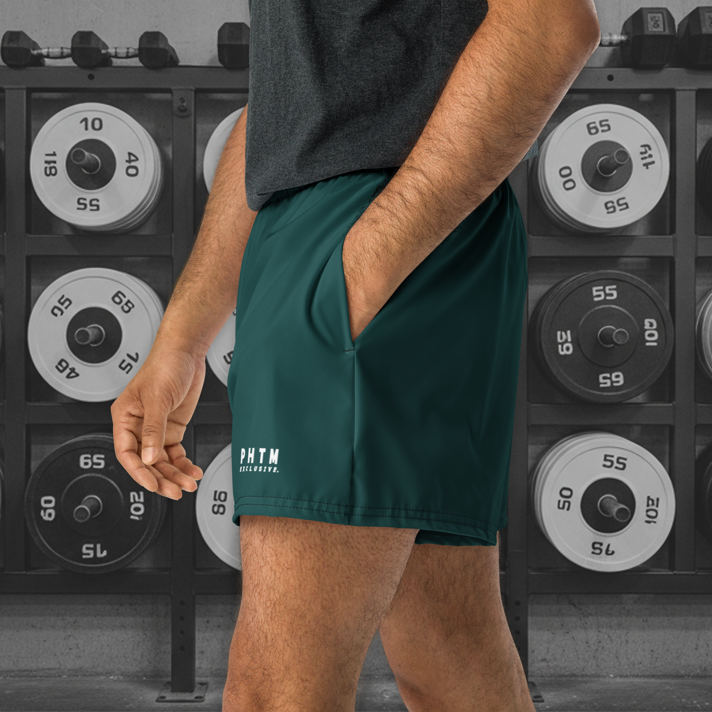 Athletic Performance Shorts - Pine Green