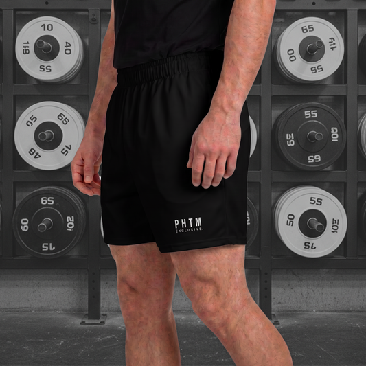 Athletic Short Length Shorts - Black