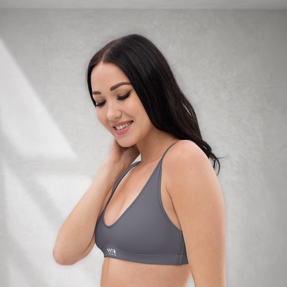 Premium Sports Bra - Charcoal