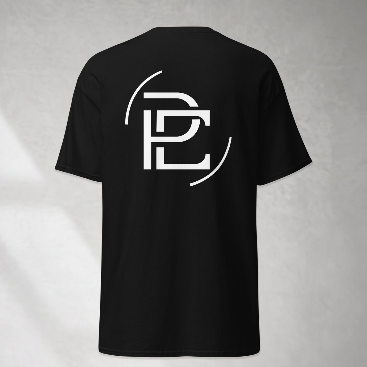 Merged Logo Premium T Shirt - Black