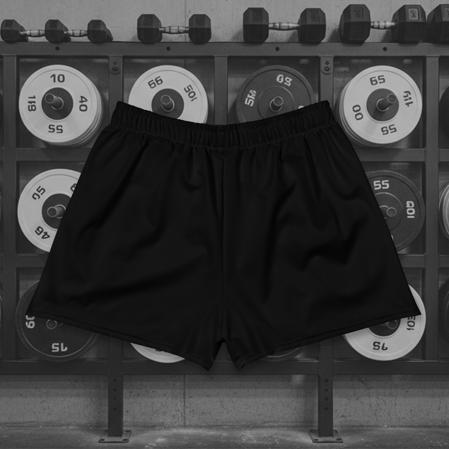 Athletic Short Length Shorts - Black