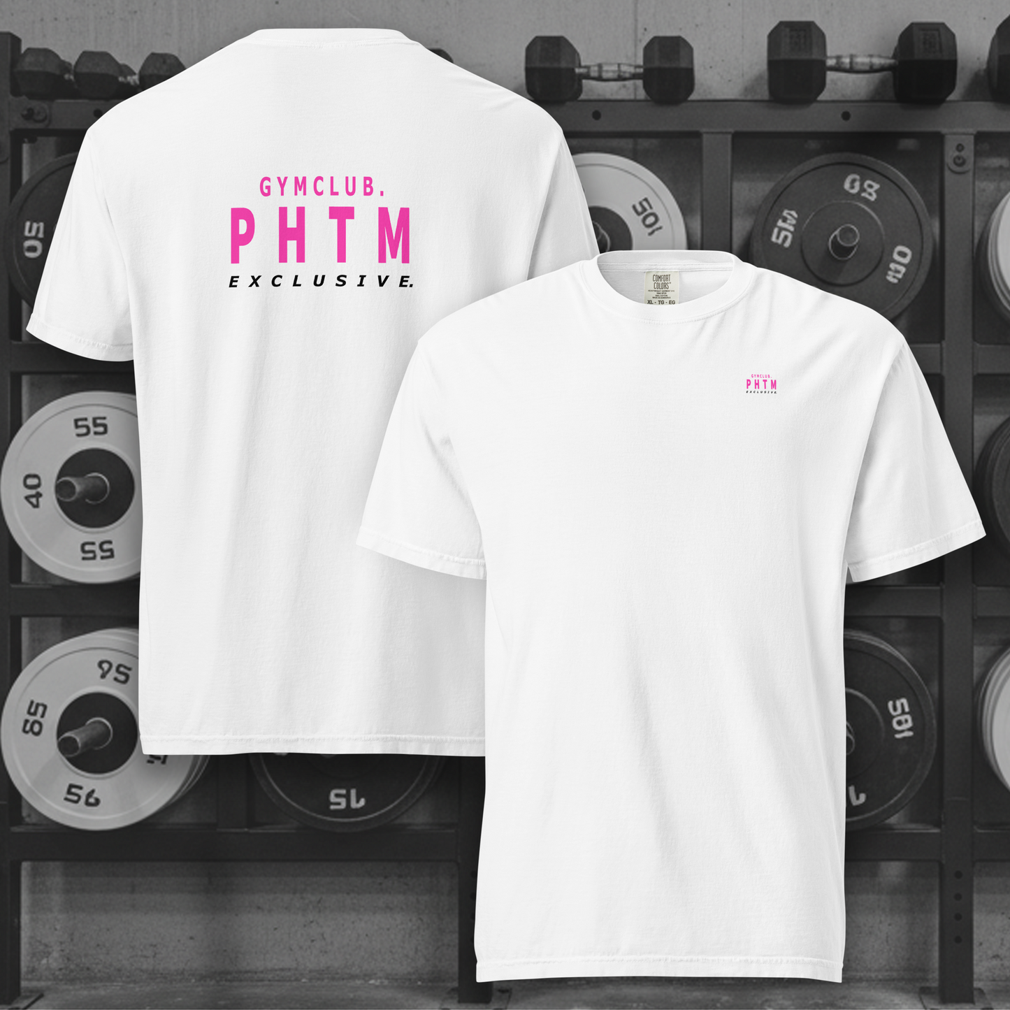 Women's Premium Cotton Gym Pump Cover - White & Pink