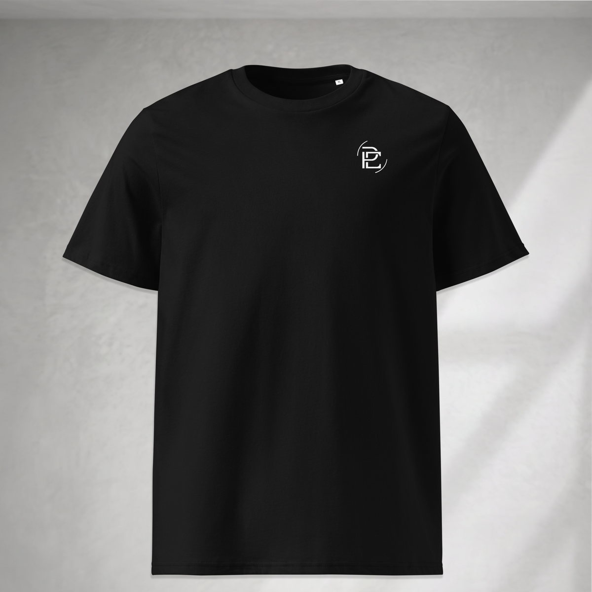 Merged Logo Premium T Shirt - Black
