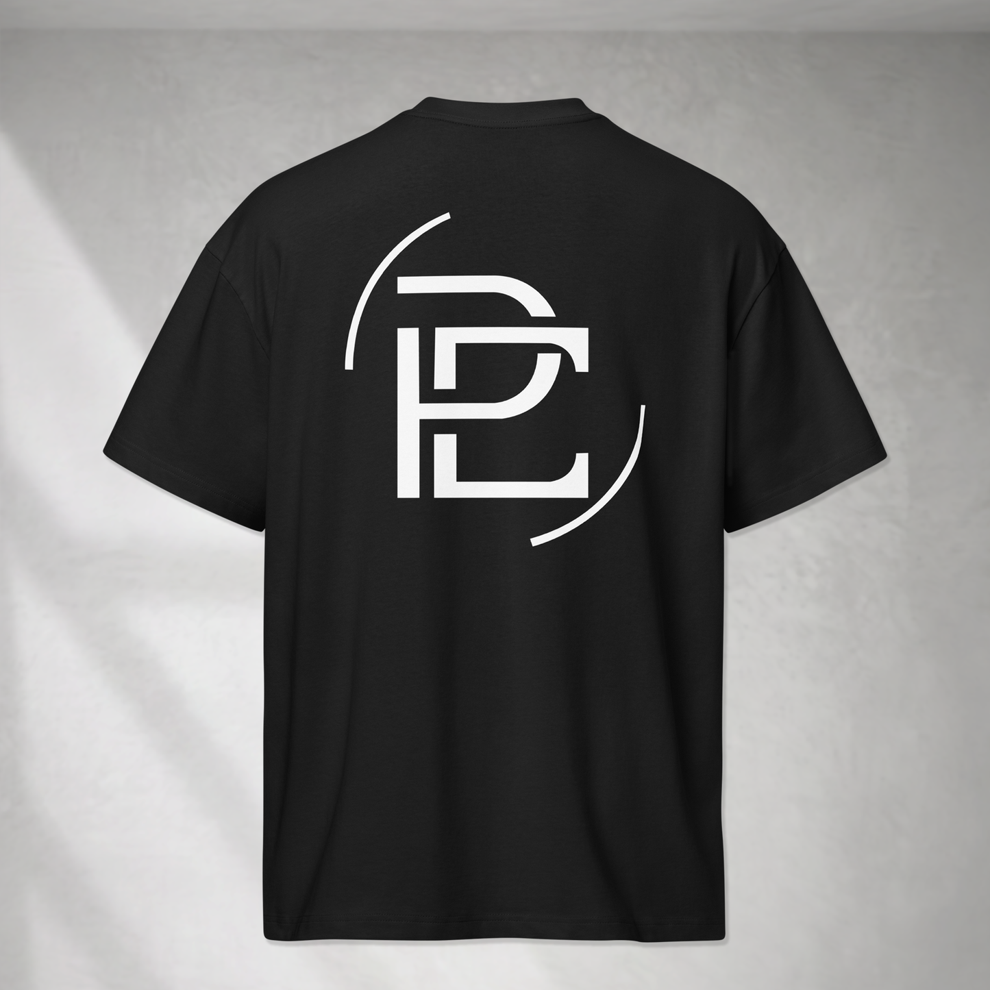 Oversized Cotton T Shirt - Merged Logo