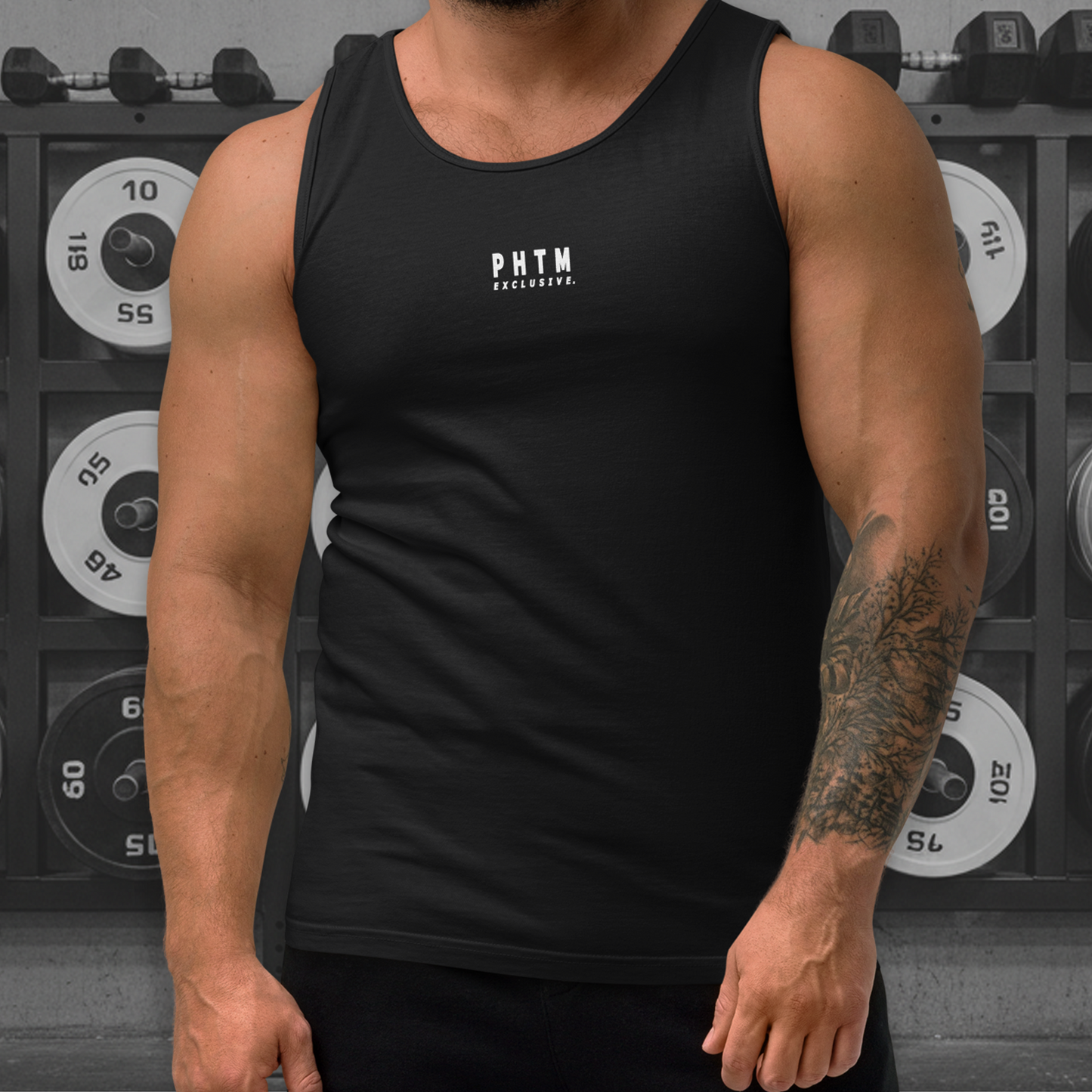 Heavyweight Fitted Tank Top - Black