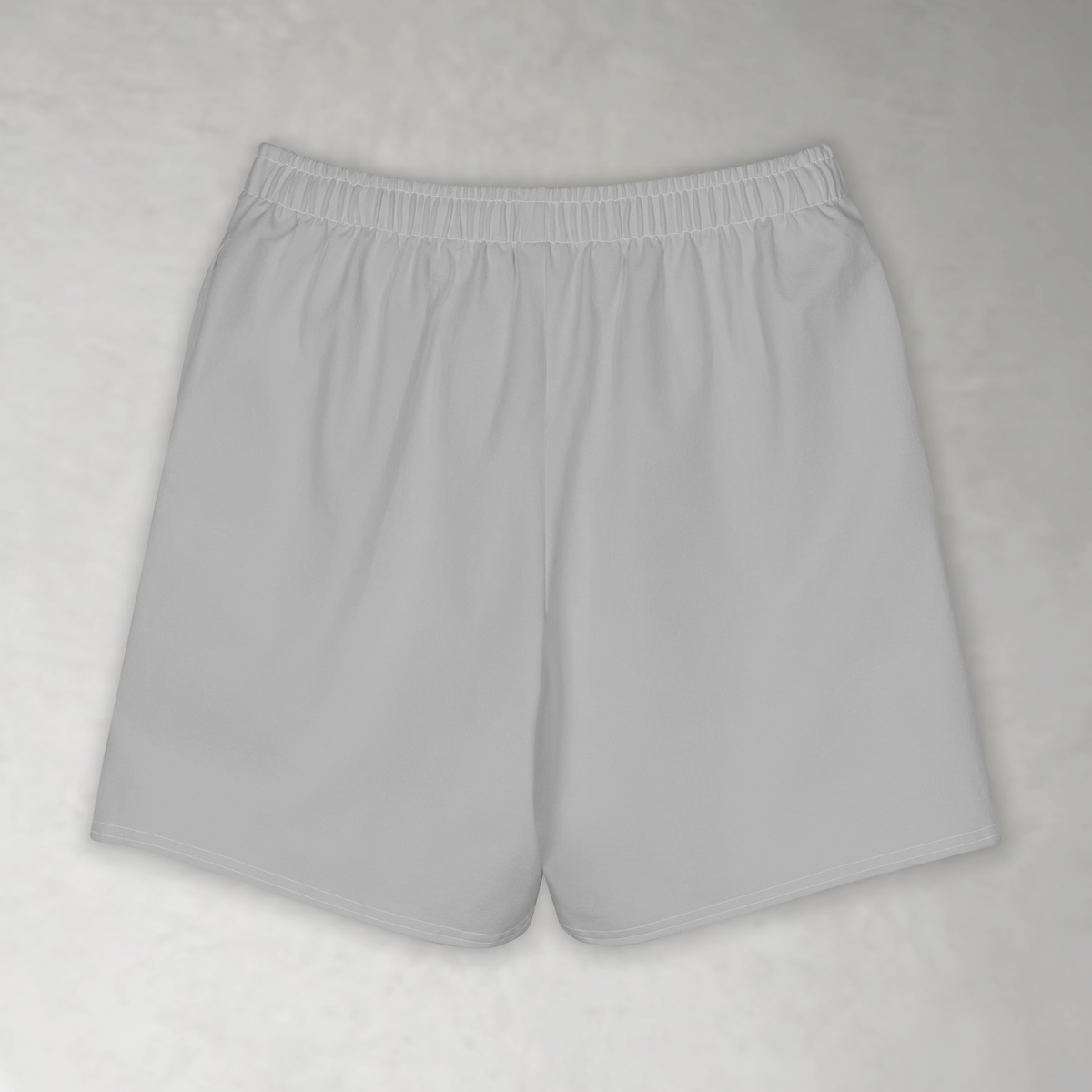 Mid Length Cotton Shorts - Light Grey