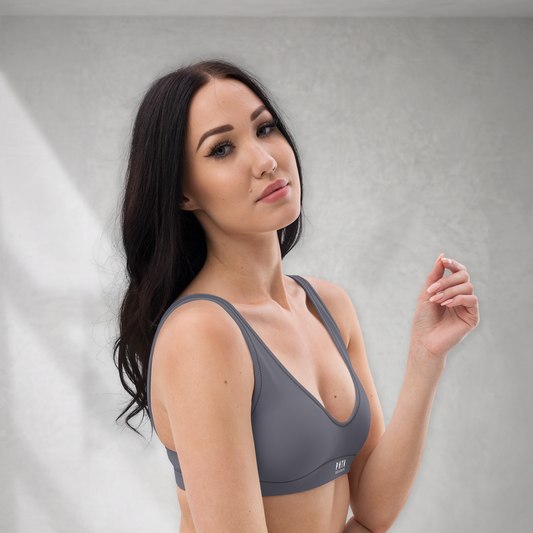 Premium Sports Bra - Charcoal