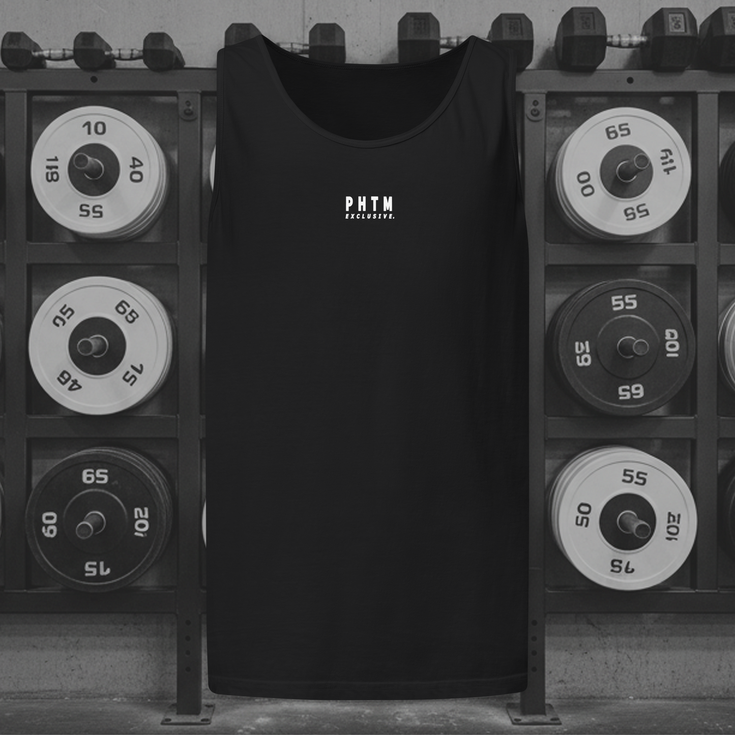 Heavyweight Fitted Tank Top - Black