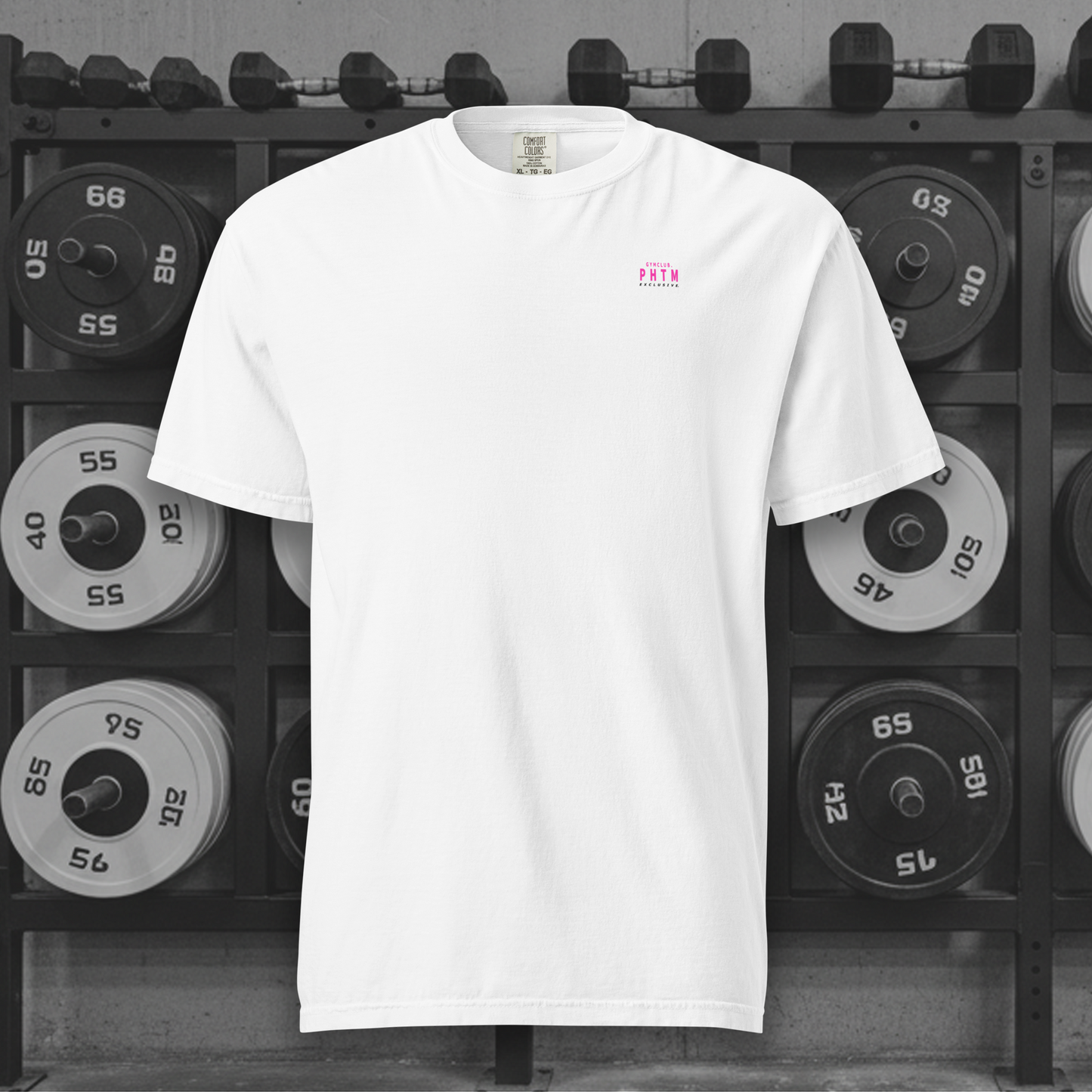 Women's Premium Cotton Gym Pump Cover - White & Pink