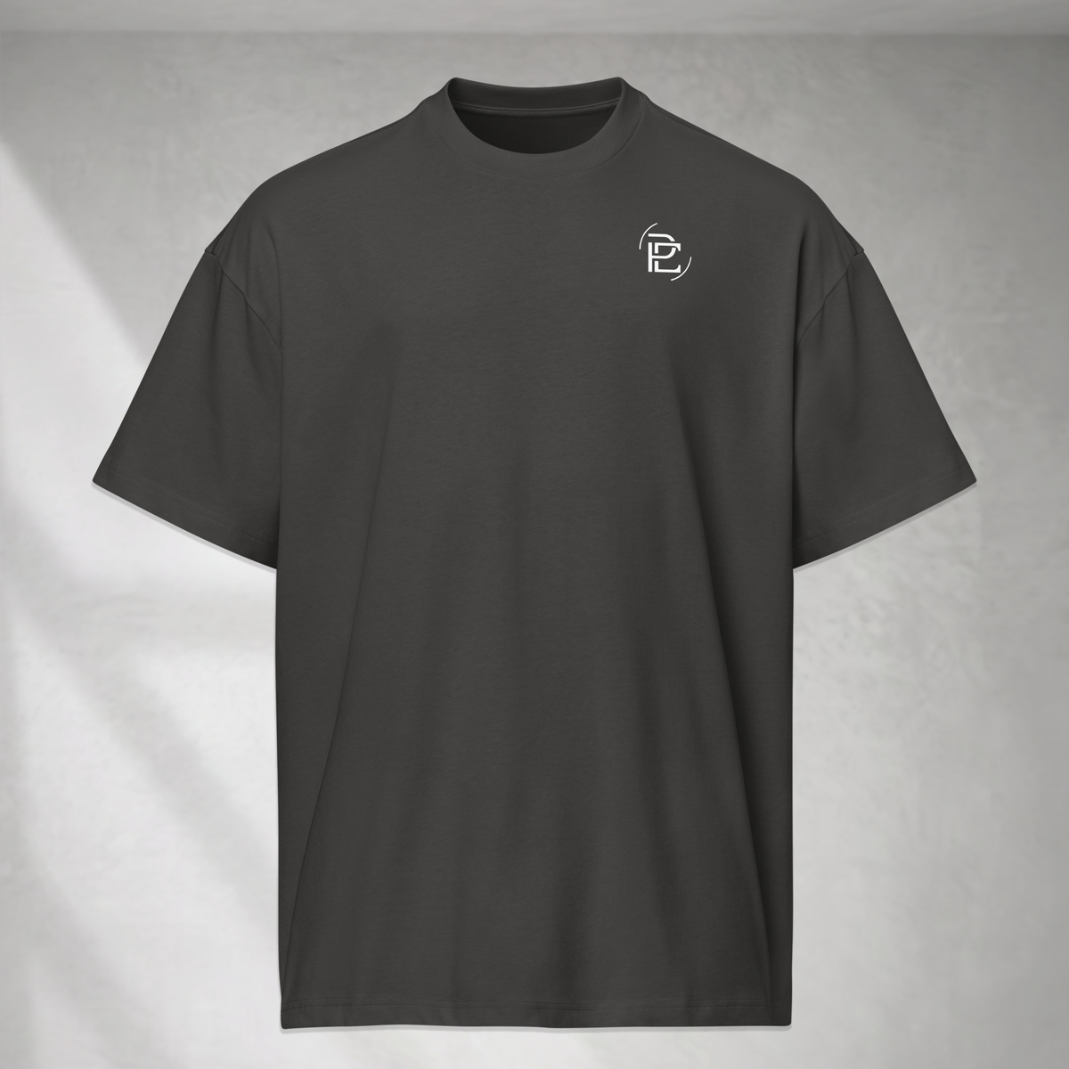 Oversized T Shirt - Merged Logo - Vintage Black