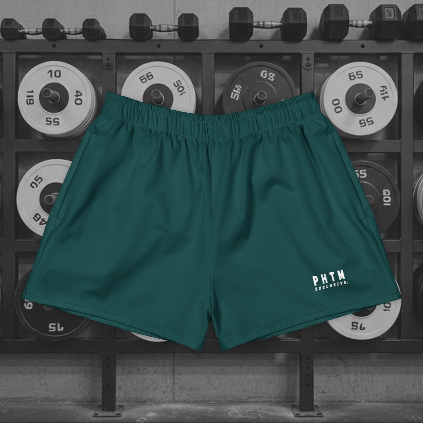Athletic Performance Shorts - Pine Green