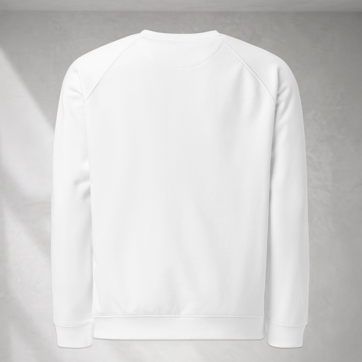 Heavyweight Cotton Blend Jumper  - White