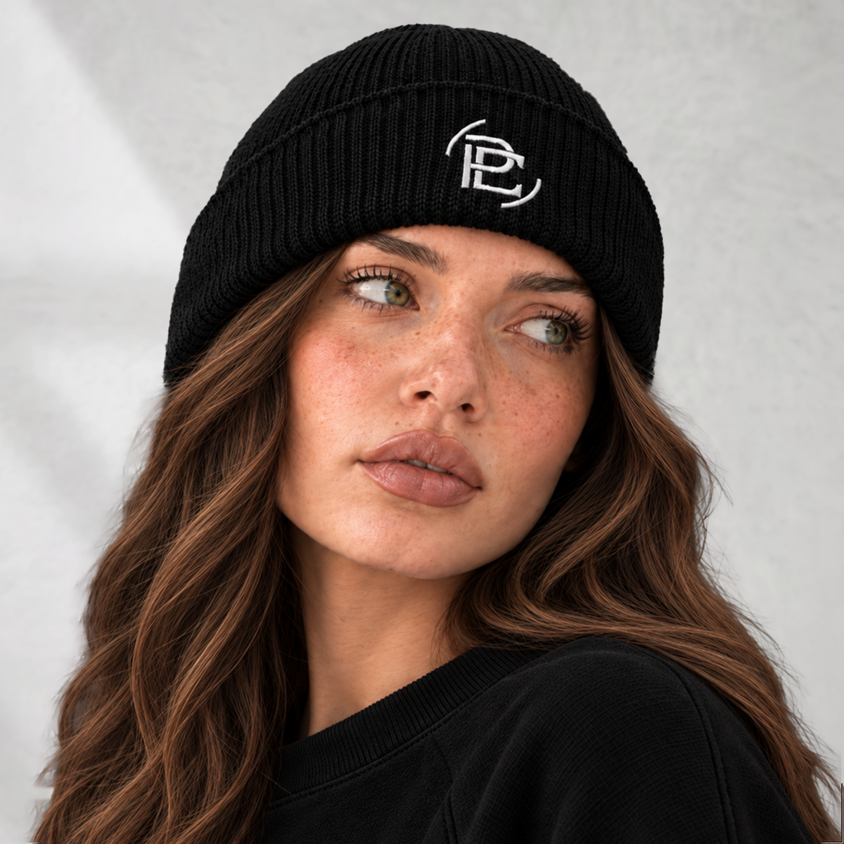 Organic Cotton Beanie - Black