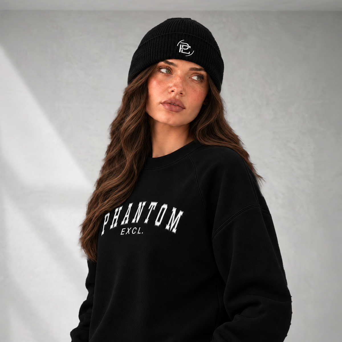 Organic Cotton Beanie - Black