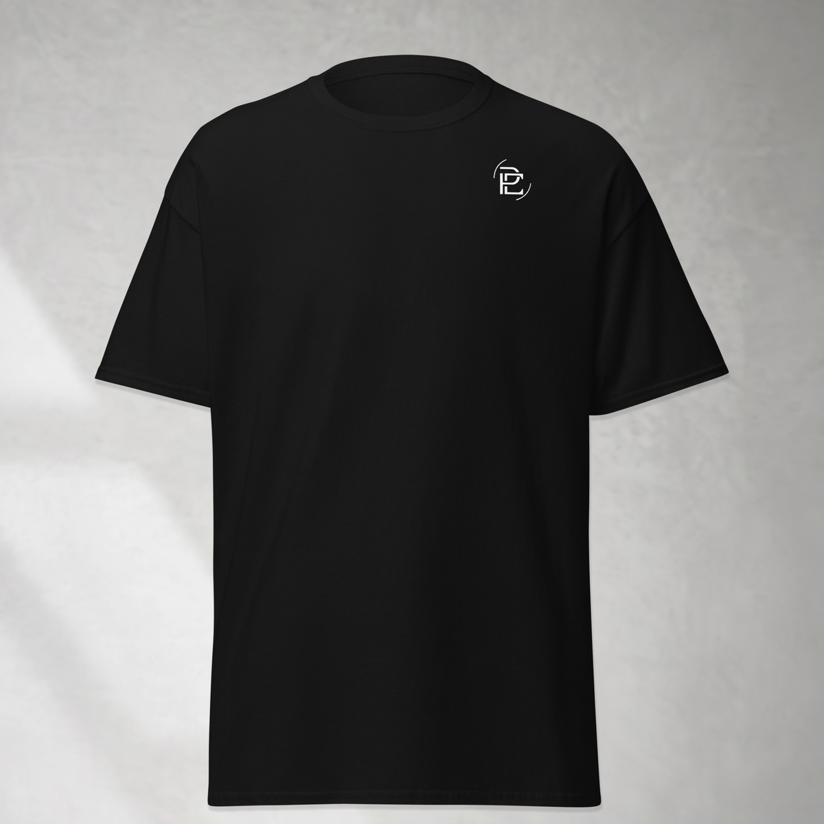 Merged Logo Premium T Shirt - Black