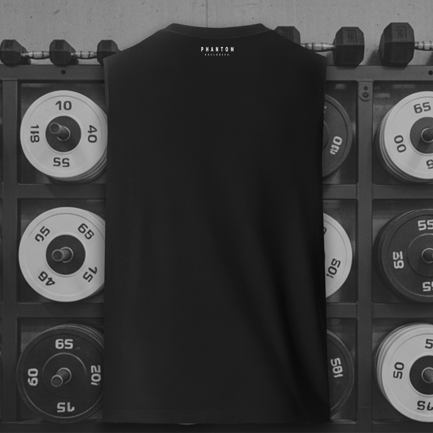 Men's - Premium Muscle Fit Tank Top - Modern Text