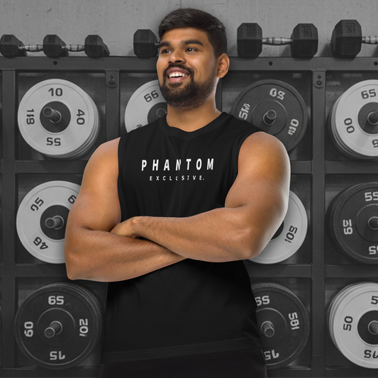 Men's - Premium Muscle Fit Tank Top - Modern Text