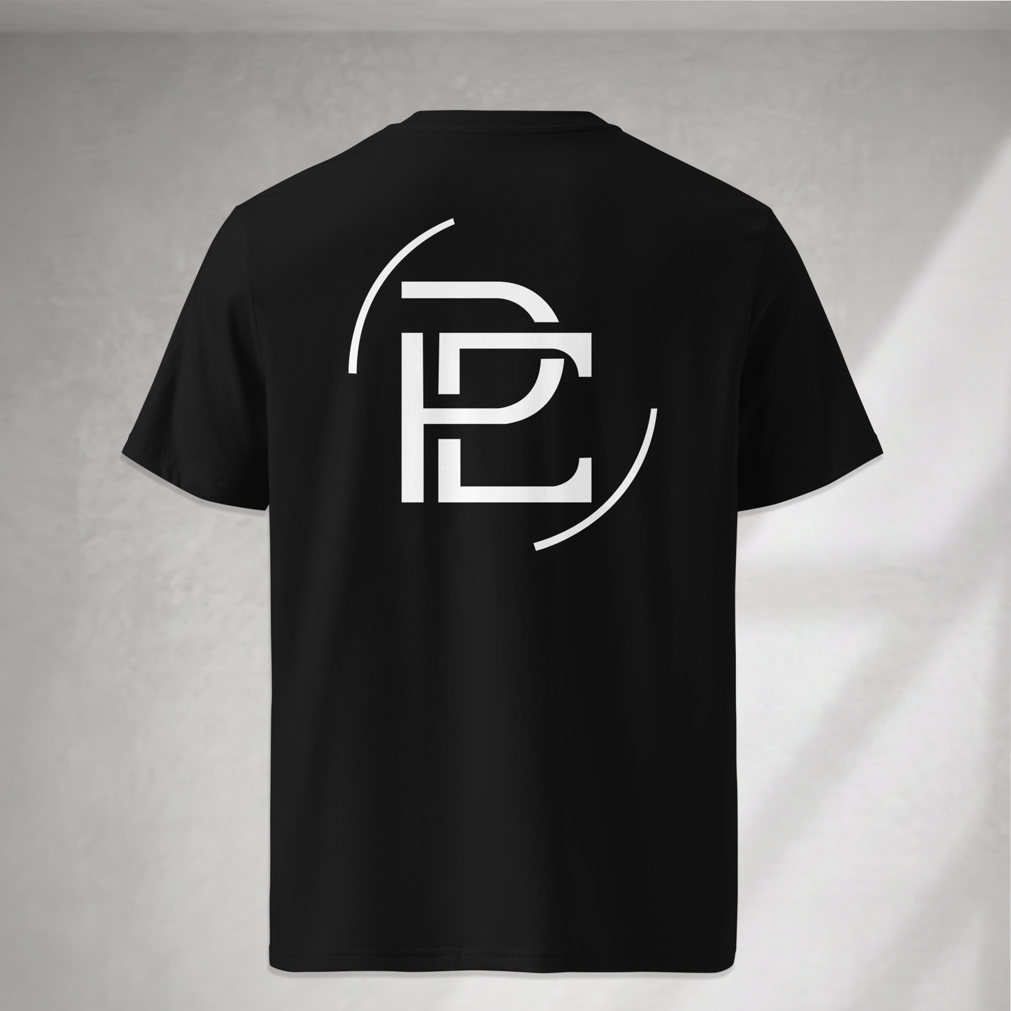 Merged Logo Premium T Shirt - Black