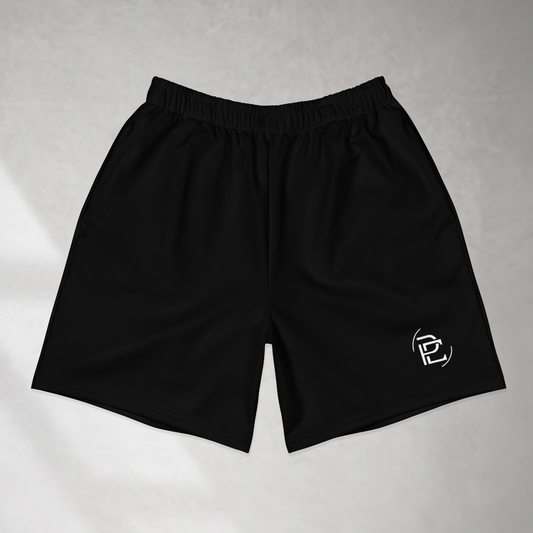 Athletic Merged Logo Shorts - Black