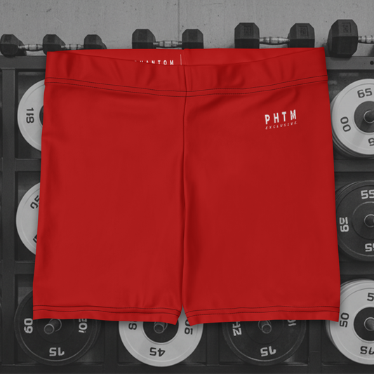 Premium Legging Shorts - Jet Red
