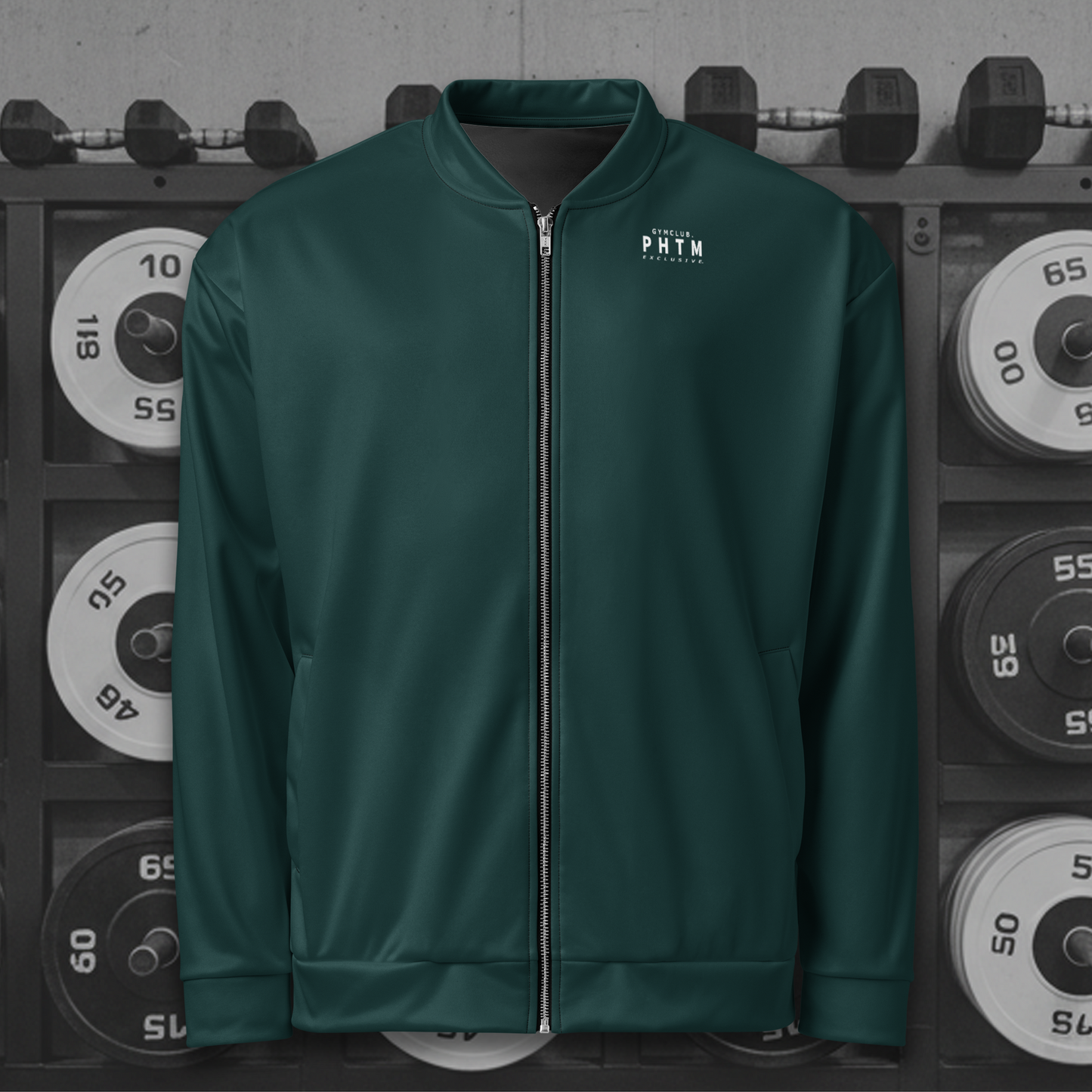Premium Active Gym Club Jacket - Pine Green